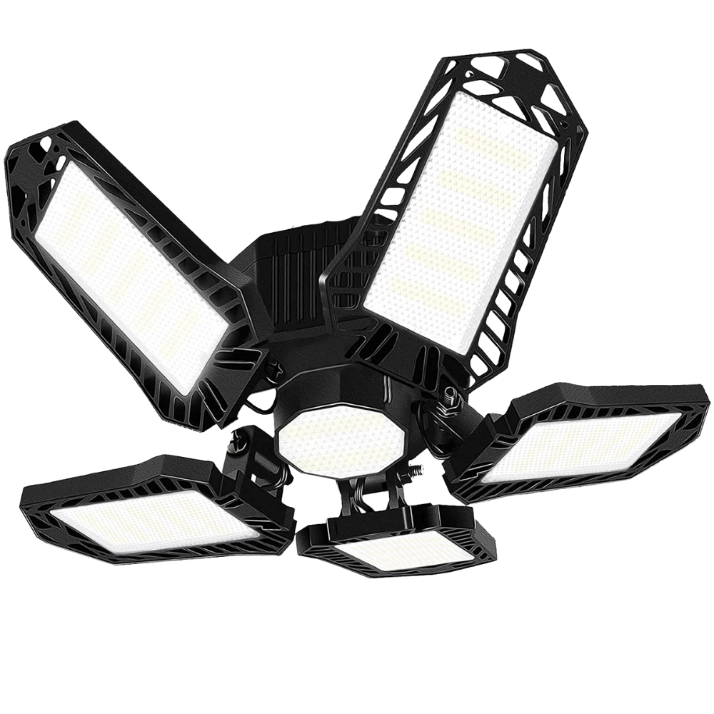Luce del garage con 5 pannelli pieghevoli