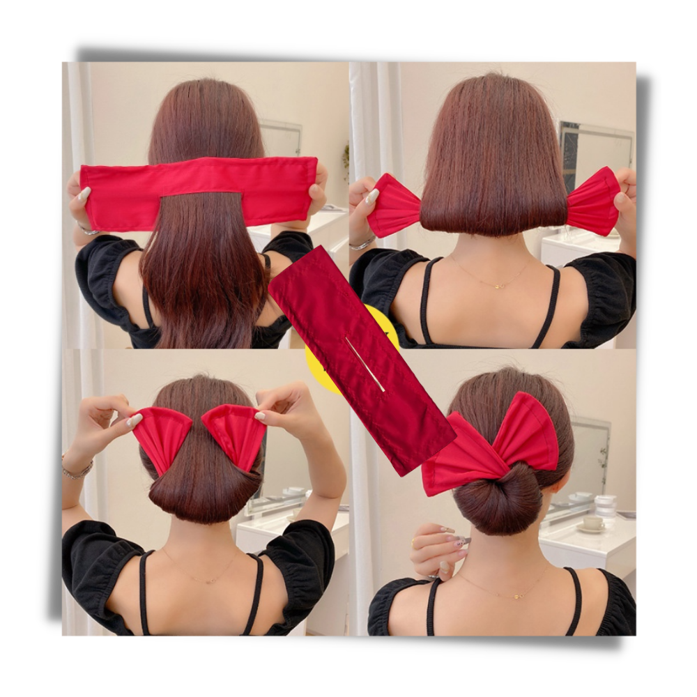 Accessorio per capelli per creare chignon