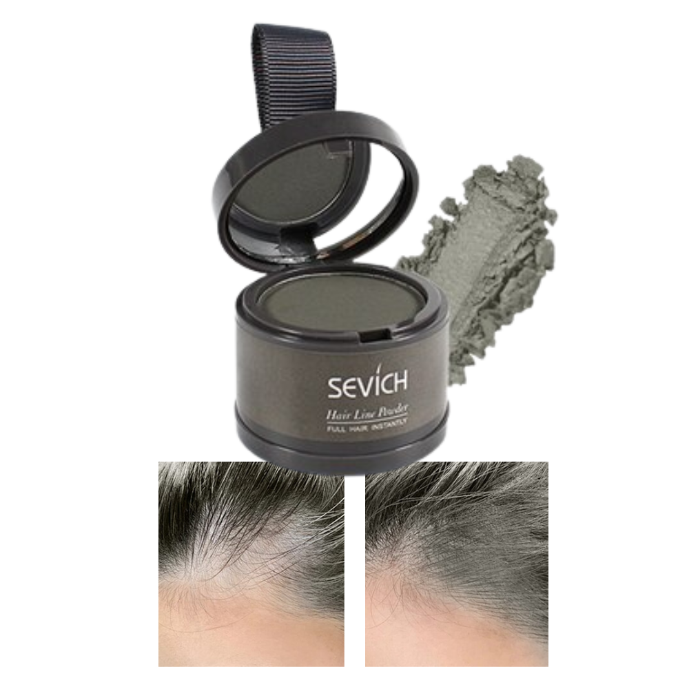 Polvere correttrice per le radici dei capelli