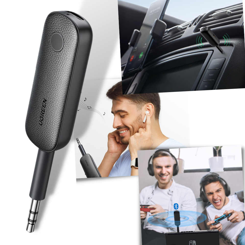 Adattatore bluetooth senza fili con jack da 3.5 mm - Ozerty