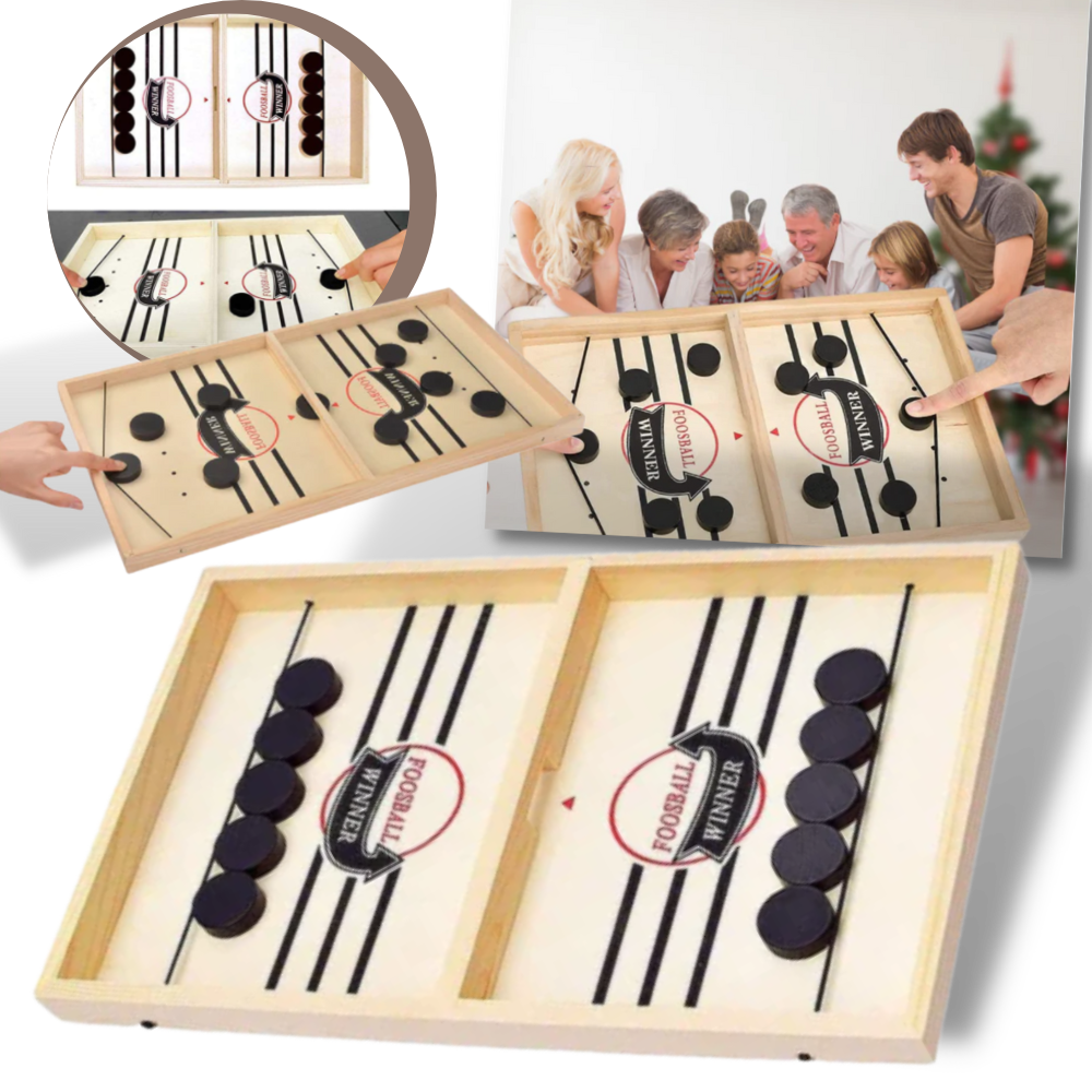Gioco dell'hockey da tavolo in legno - Ozerty