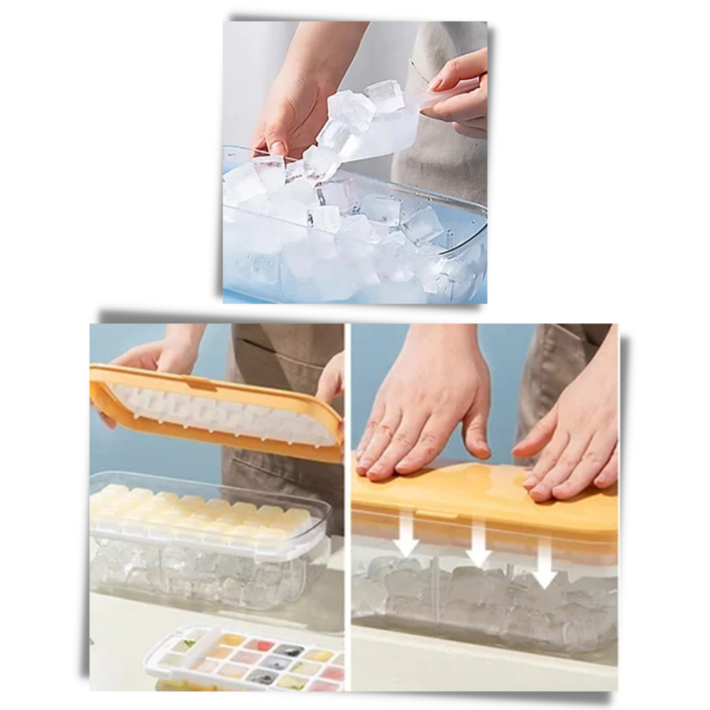 Vassoio per cubetti di ghiaccio in silicone - Ozerty
