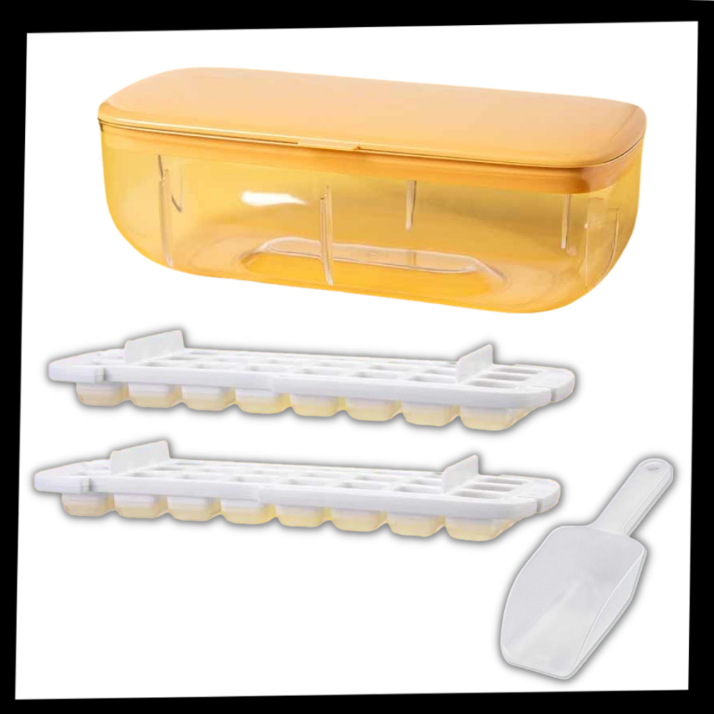 Vassoio per cubetti di ghiaccio in silicone - Ozerty
