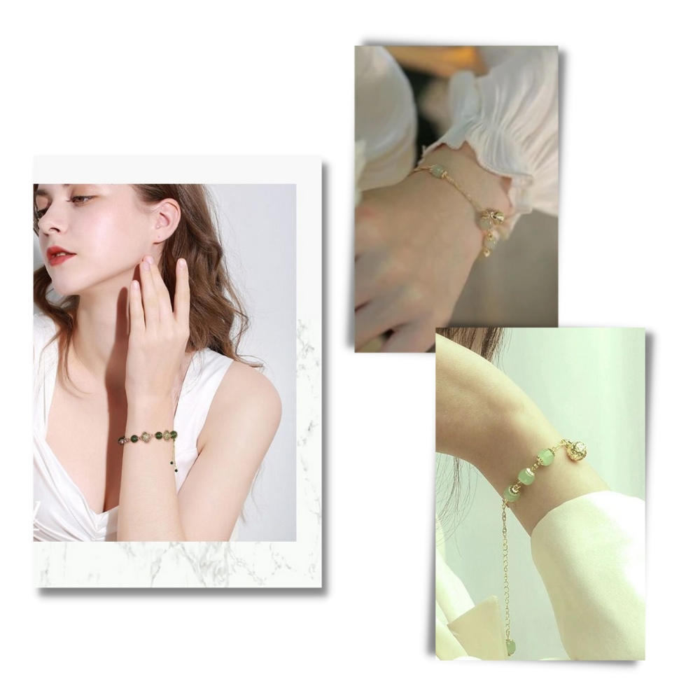 Bracciale a campana di giada Hetian - Ozerty