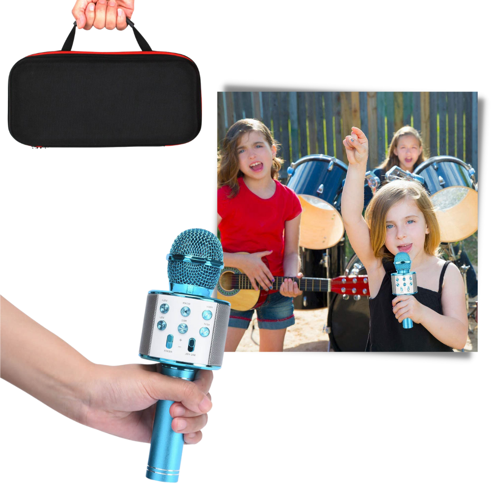 Microfono karaoke bluetooth senza fili - Ozerty