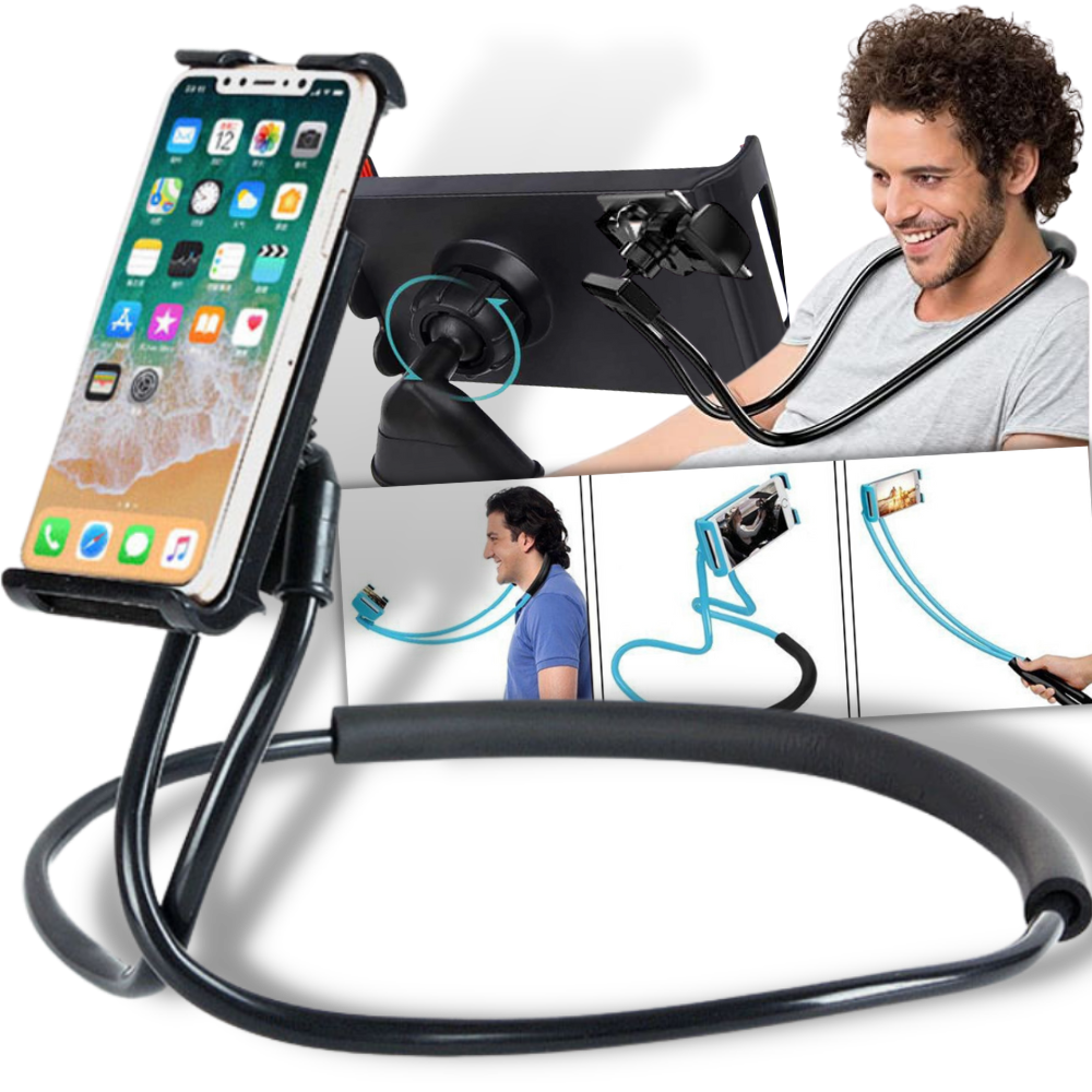 Supporto per telefono a mani libere supporto da collo - Ozerty