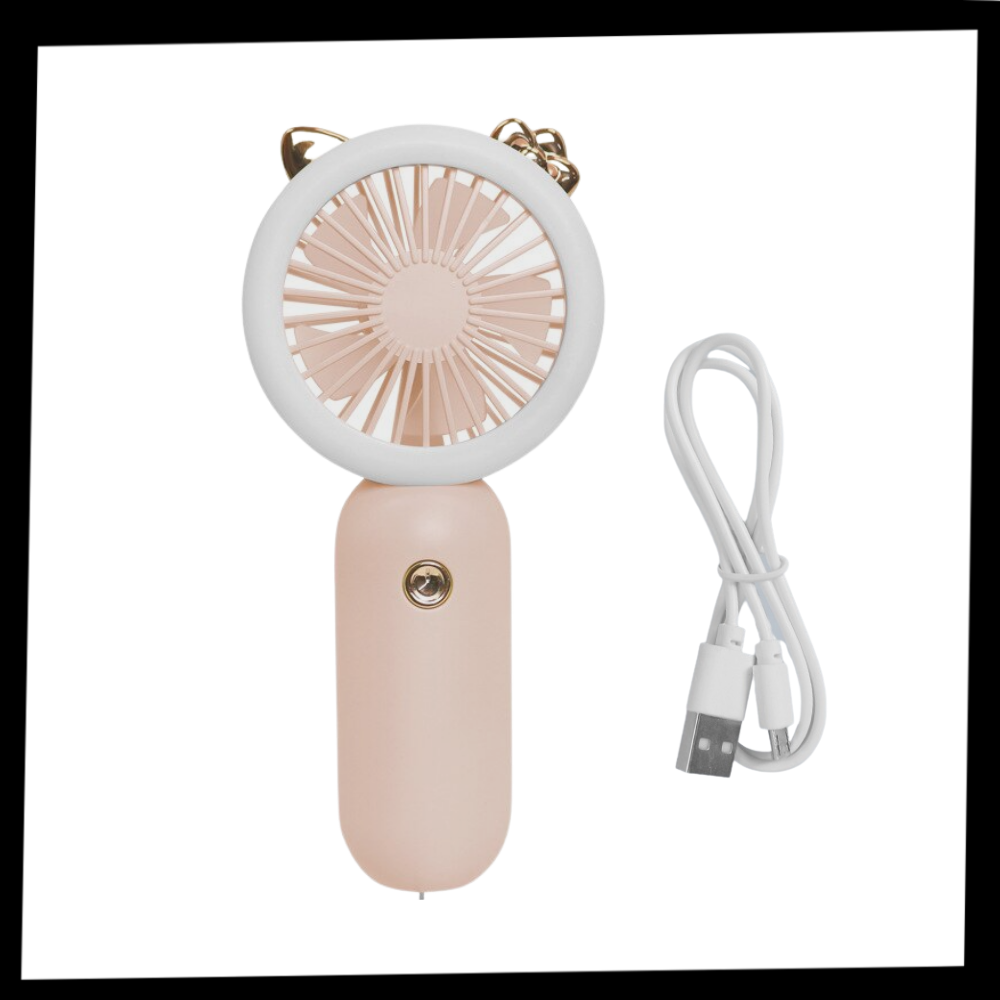 Ventola USB tascabile portatile con LED - Ozerty
