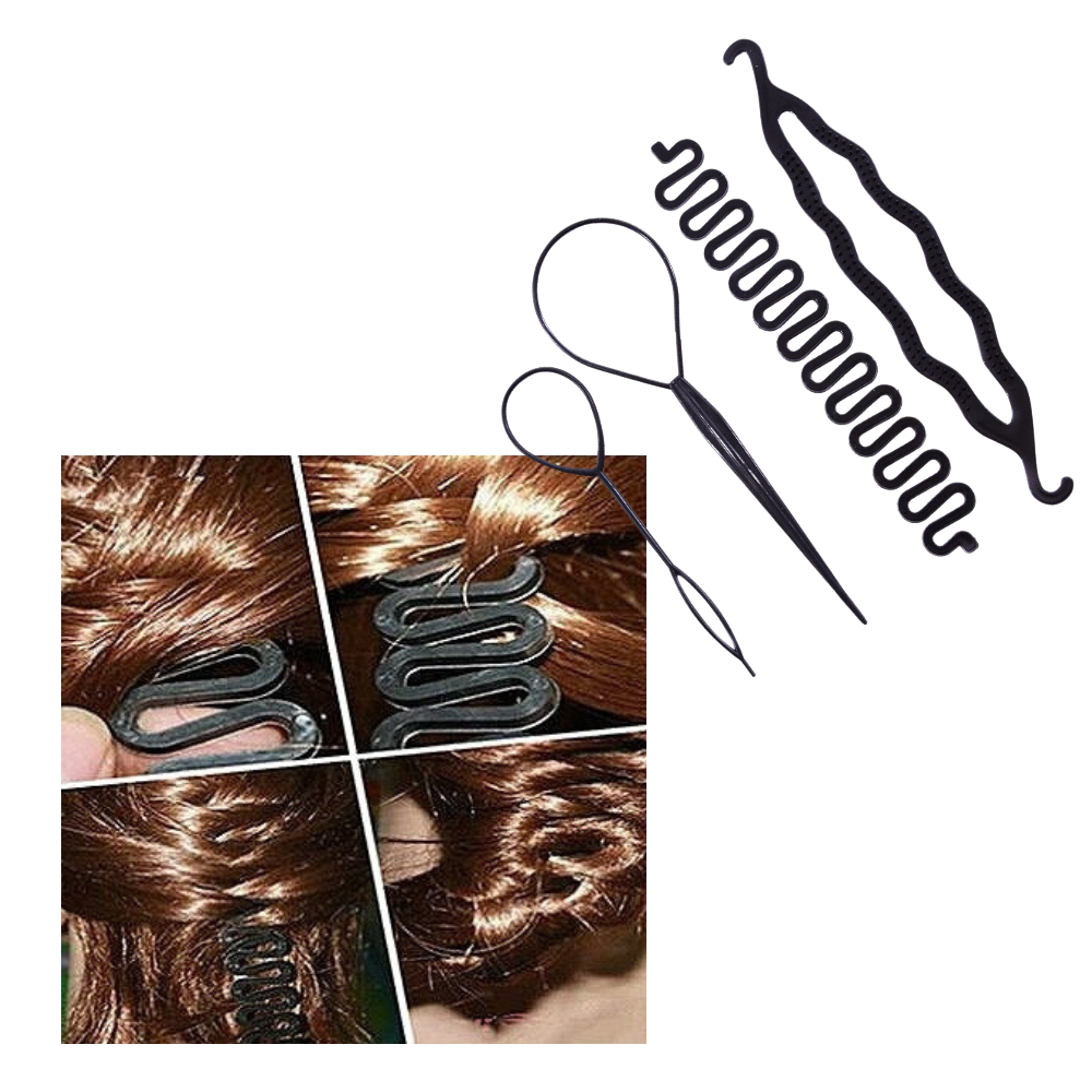 Kit per intrecciare i capelli - Ozerty