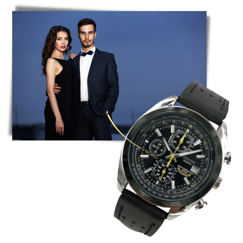 Orologio di lusso al quarzo impermeabile - Ozerty