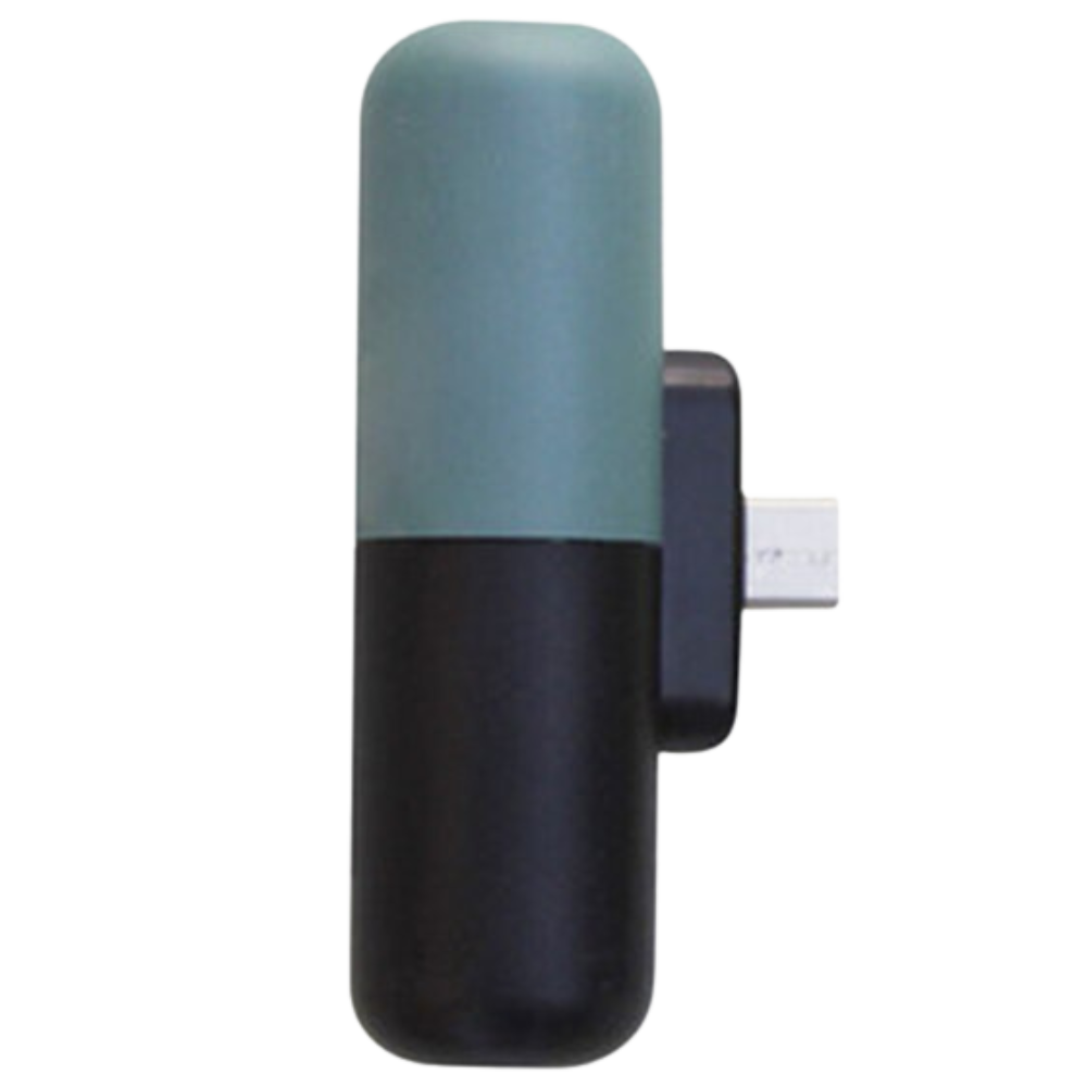 Mini power-bank portatile a forma di capsula