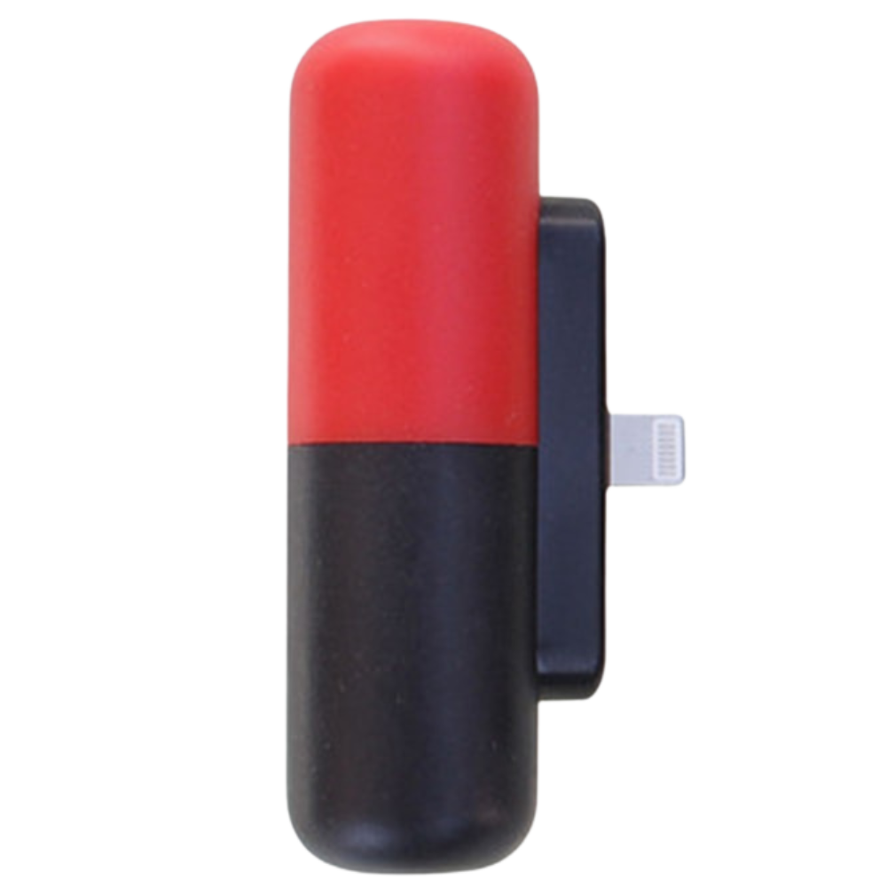 Mini power-bank portatile a forma di capsula