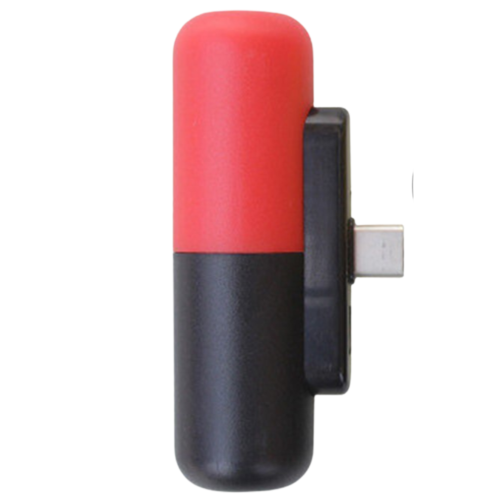 Mini power-bank portatile a forma di capsula
