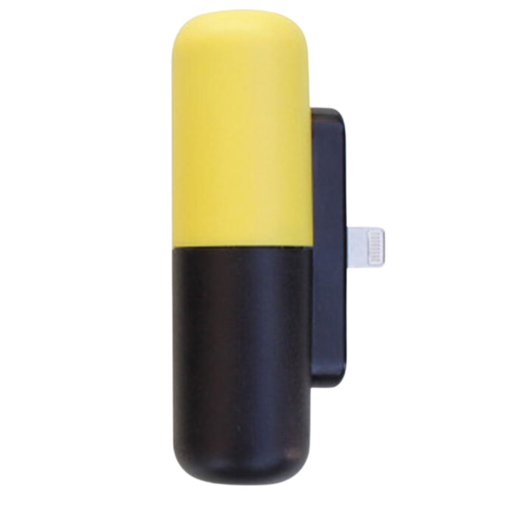 Mini power-bank portatile a forma di capsula