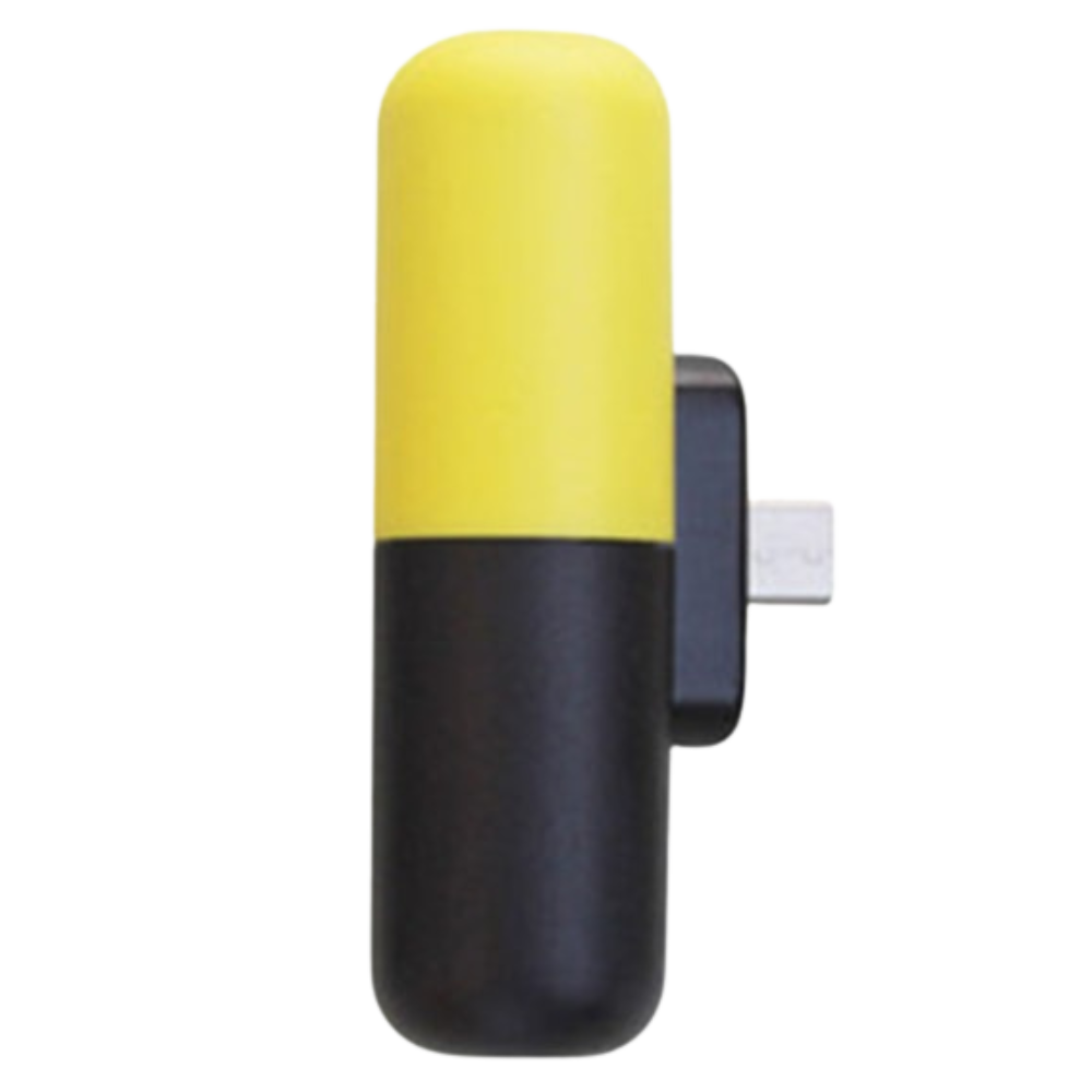 Mini power-bank portatile a forma di capsula