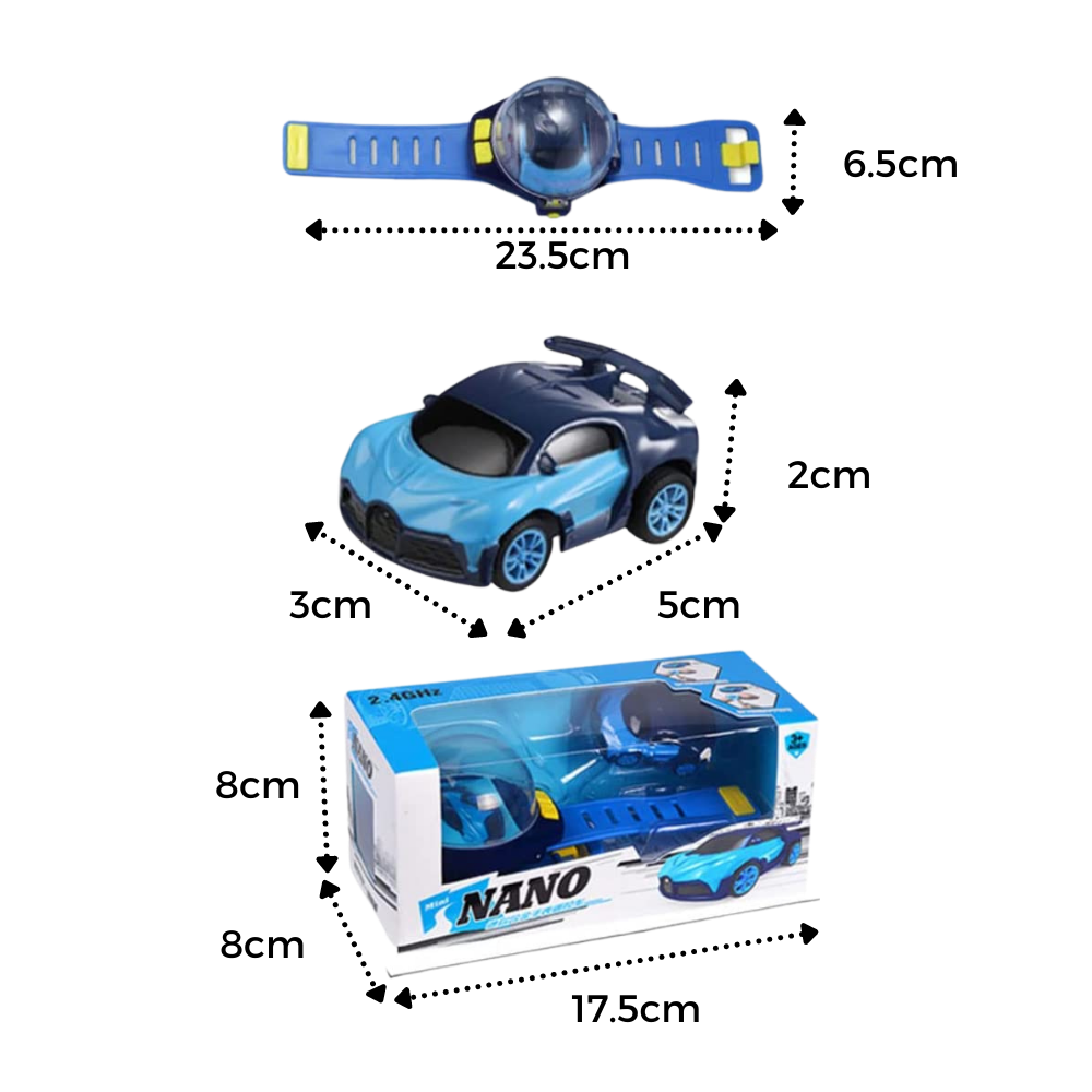Orologio con auto telecomandata ricaricabile - Ozerty