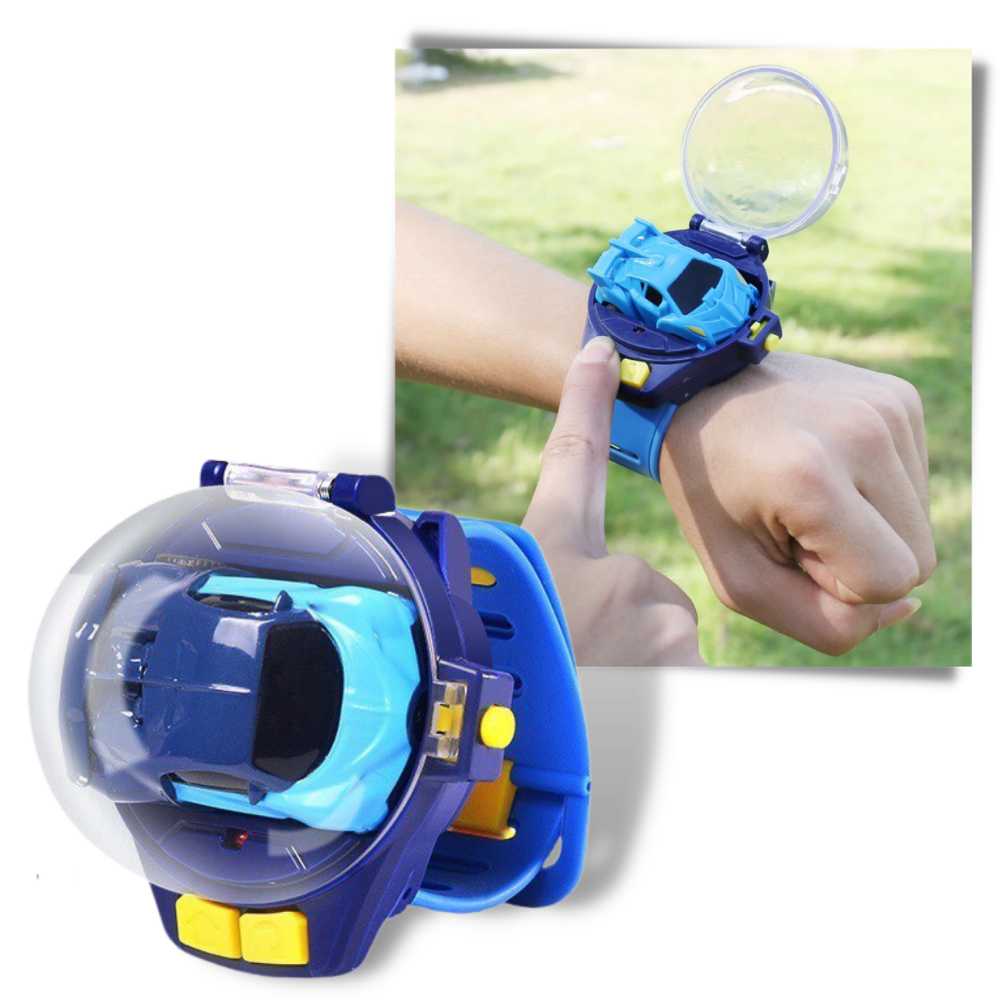 Orologio con auto telecomandata ricaricabile
