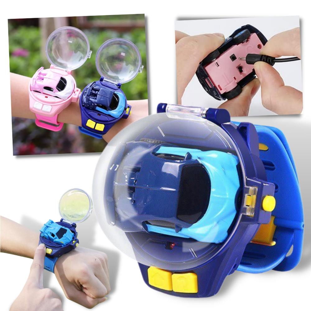 Orologio con auto telecomandata ricaricabile - Ozerty