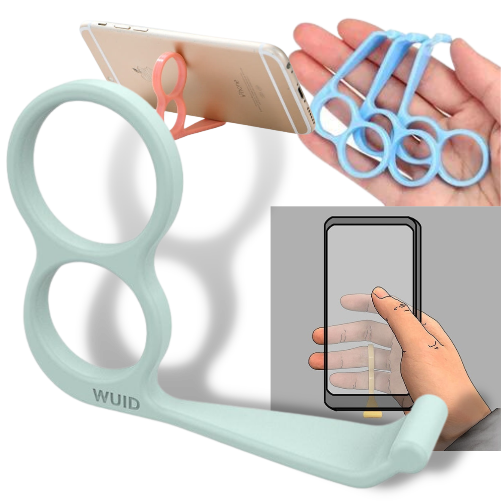 Supporto e gancio per telefono leggero in confezione da 4 pezzi - Ozerty