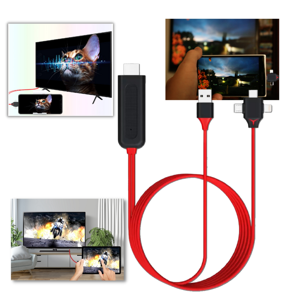 Cavo adattatore HDMI per telefoni e tablet - Ozerty