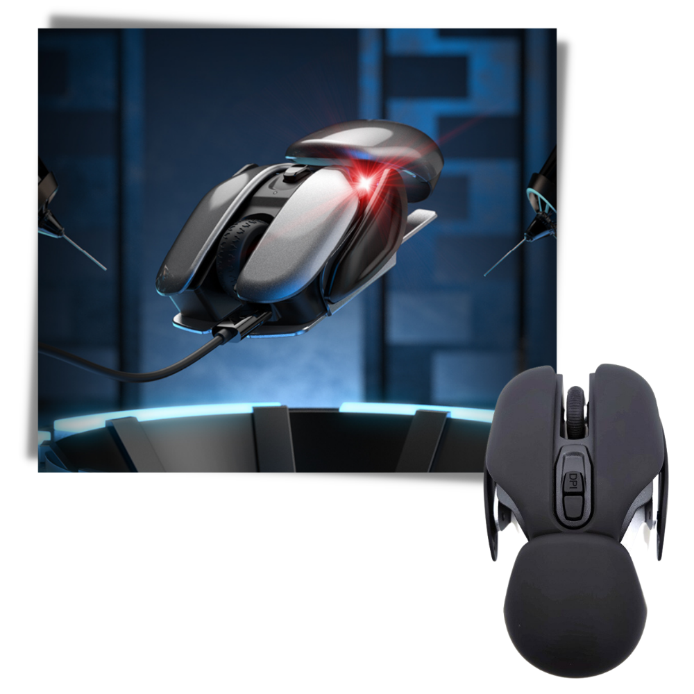 Mouse da gioco ergonomico senza fili - Ozerty