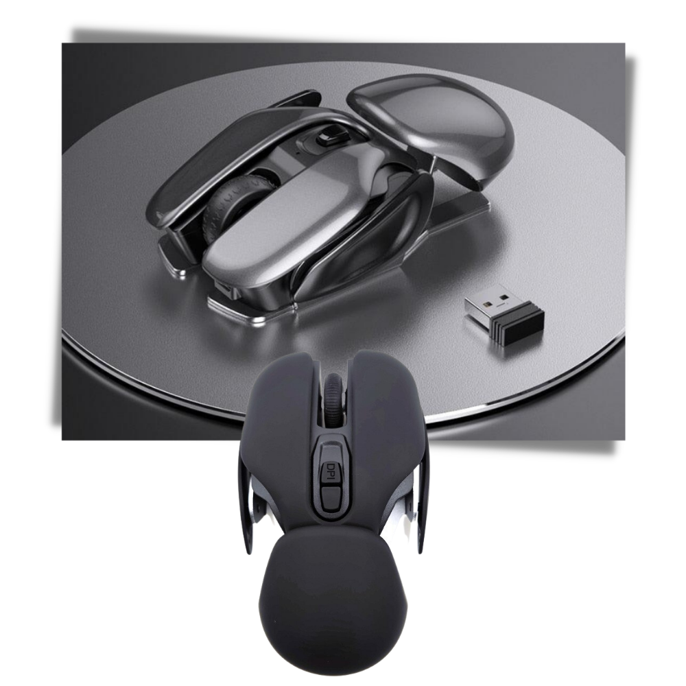 Mouse da gioco ergonomico senza fili