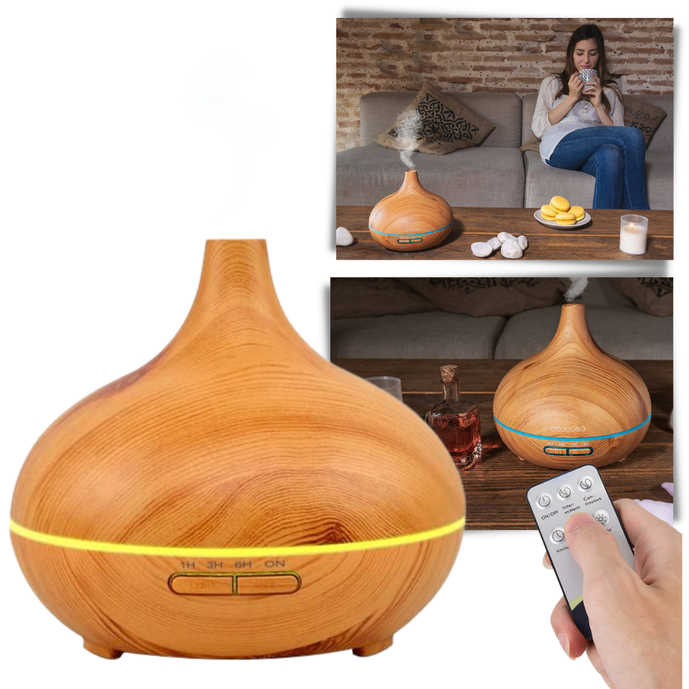 Diffusore e umidificatore di oli essenziali - Ozerty