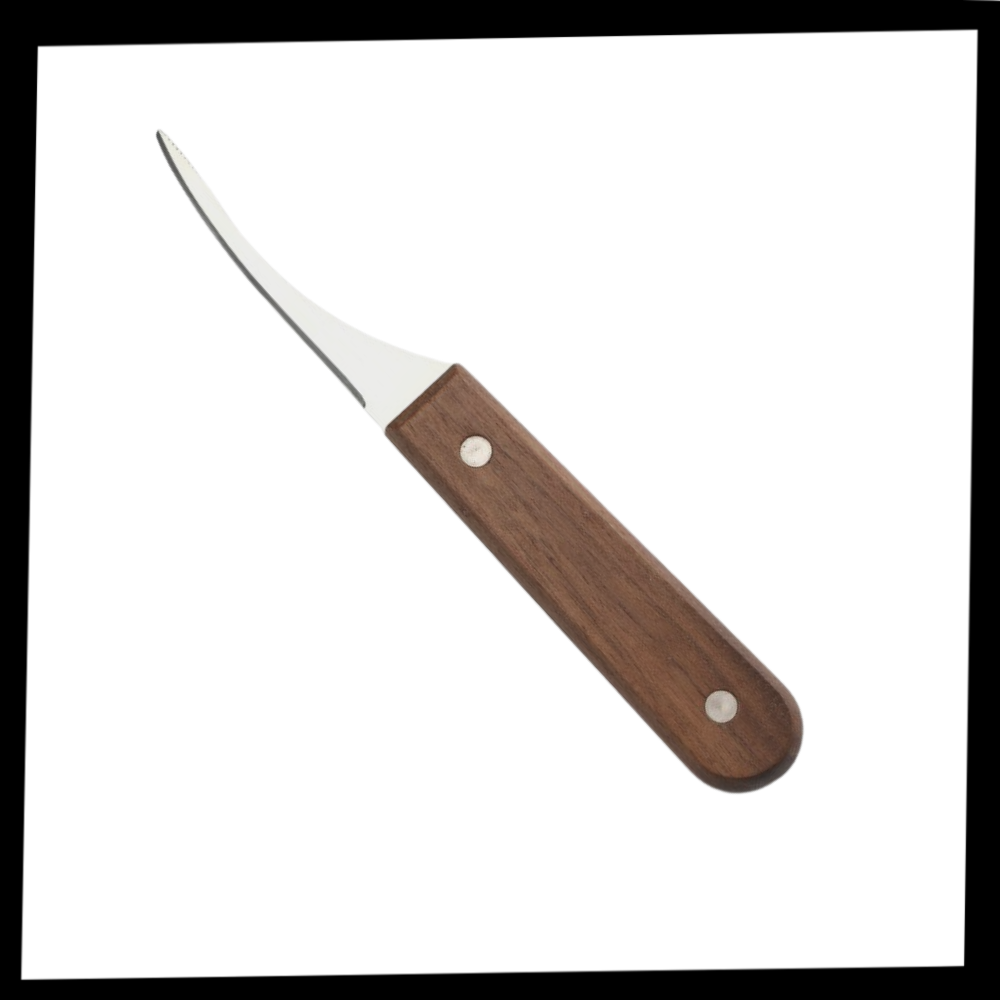 Coltello per sgusciare i gamberi in acciaio inox - Ozerty