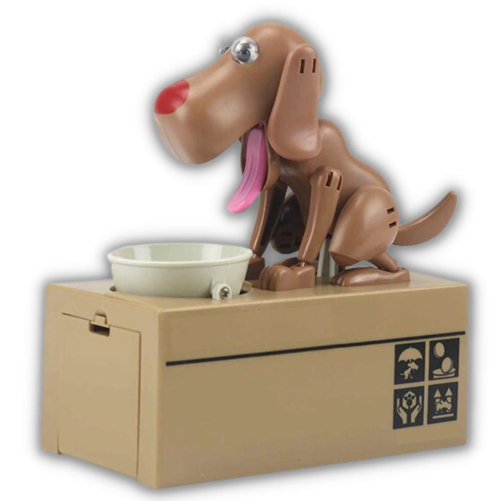 Cucciolo di cane salvadanaio