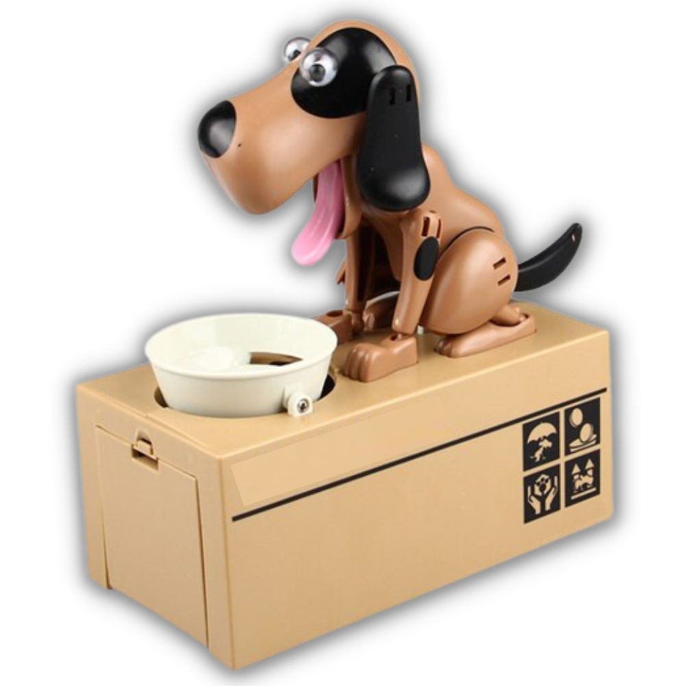 Cucciolo di cane salvadanaio