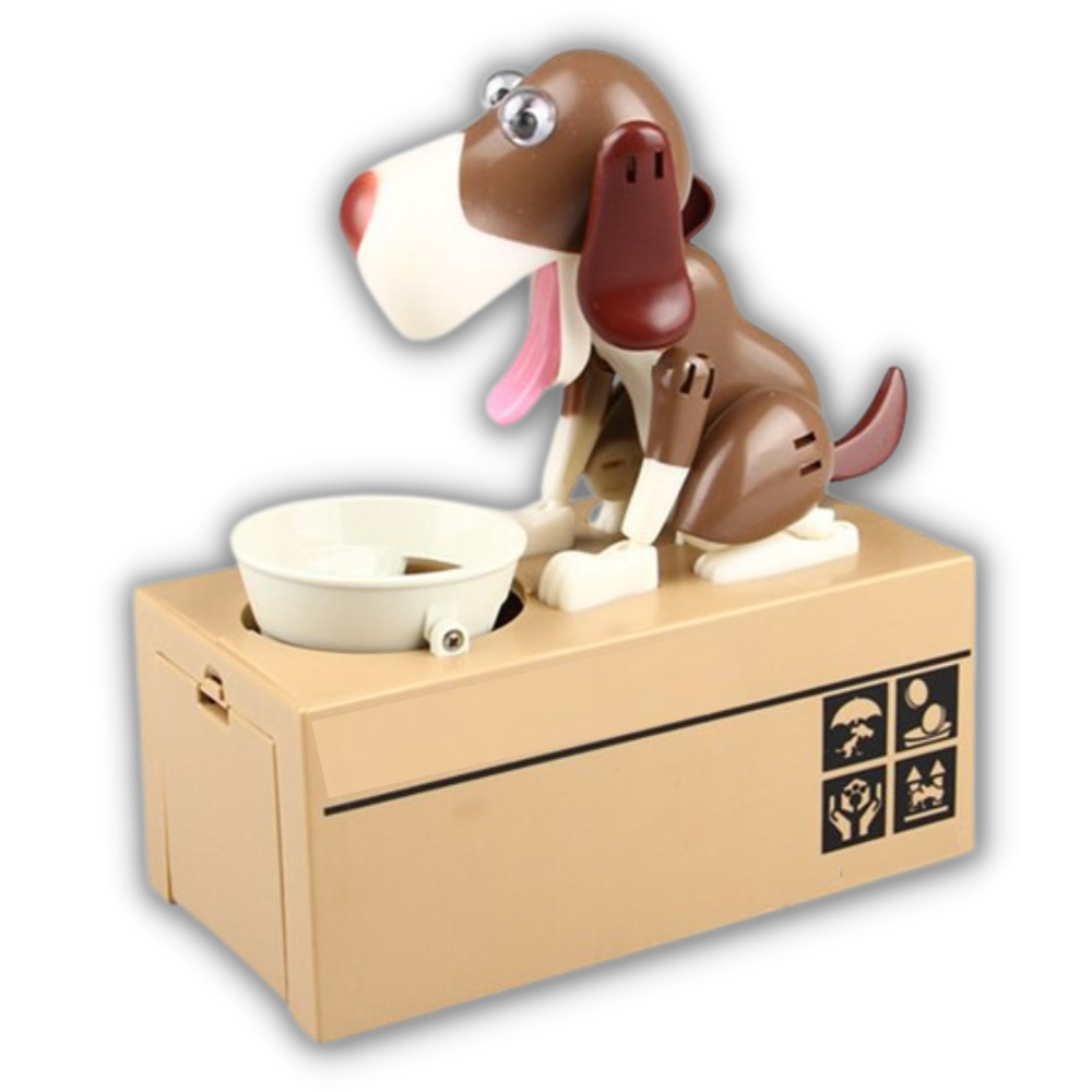 Cucciolo di cane salvadanaio