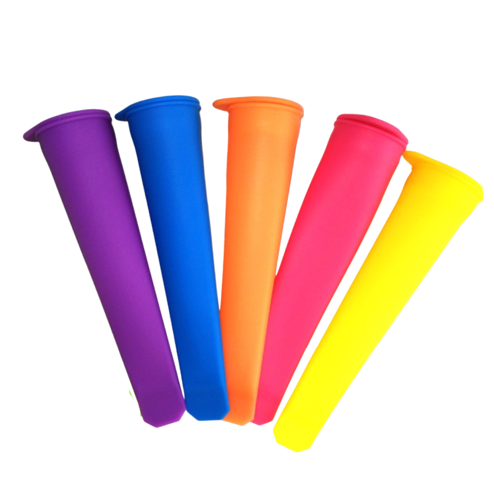 Confezione da 5 stampi in silicone per ghiaccioli - Ozerty