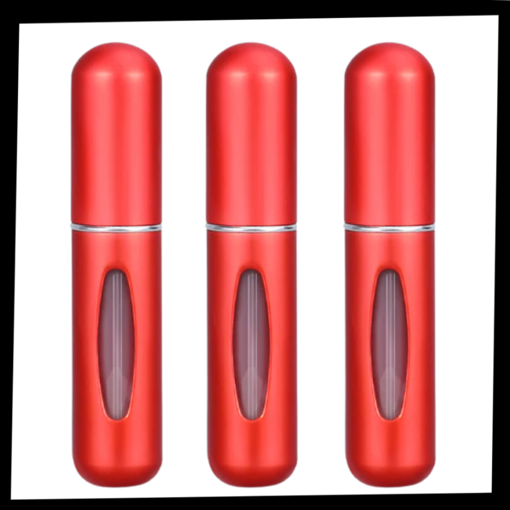 Confezione da 3 mini flaconi di profumo ricaricabili - Ozerty