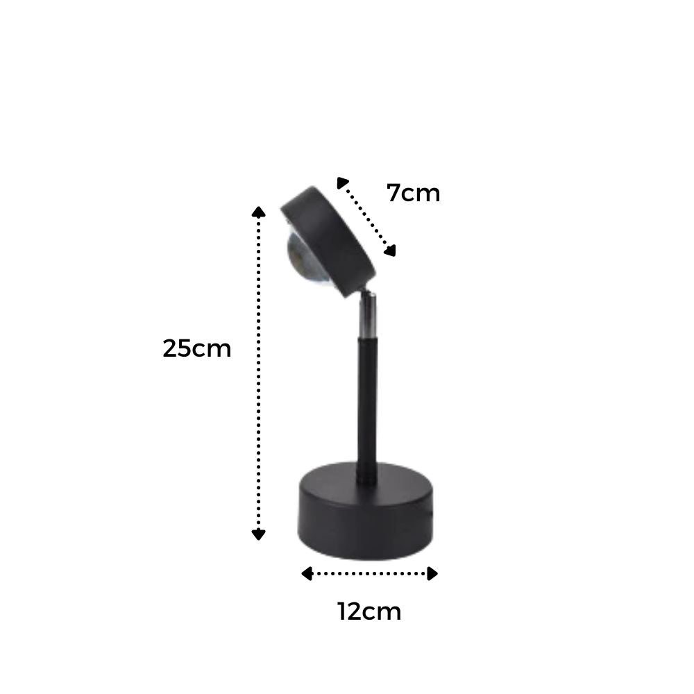 Lampada da scrivania a LED con proiettore di luce colorata - Ozerty