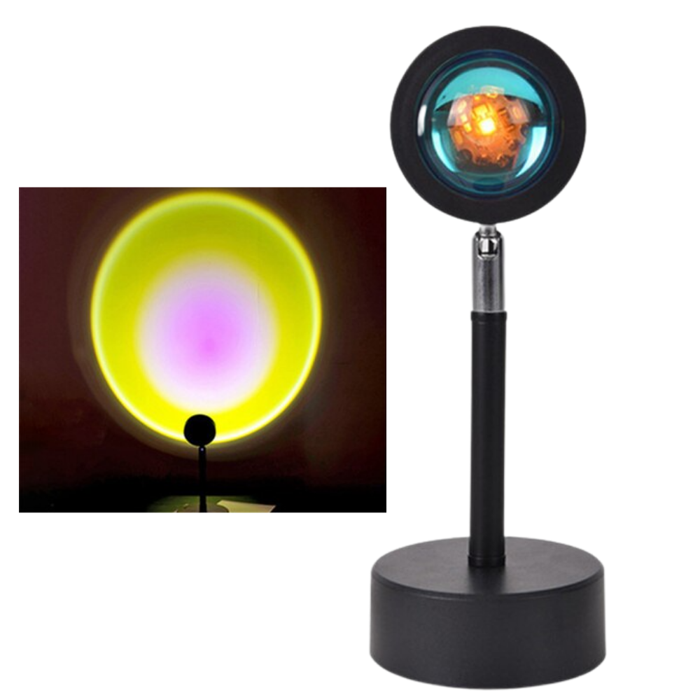 Lampada da scrivania a LED con proiettore di luce colorata - Ozerty