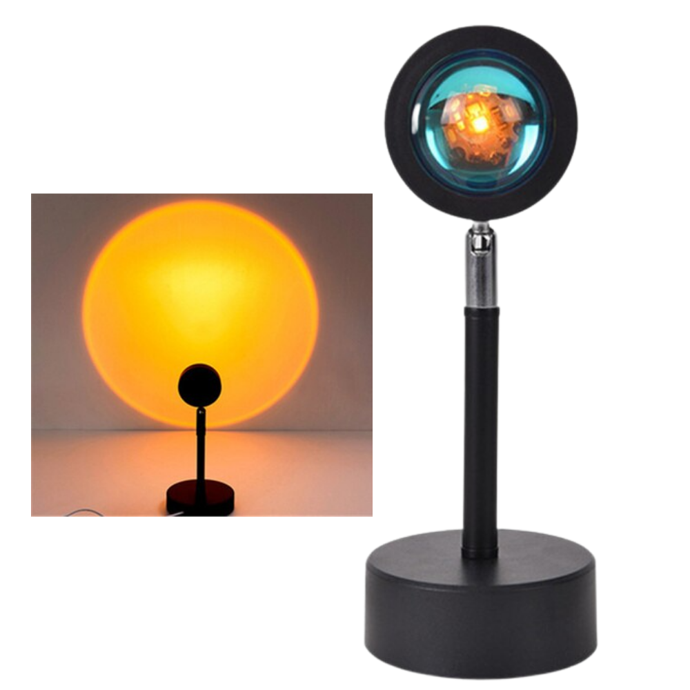 Lampada da scrivania a LED con proiettore di luce colorata