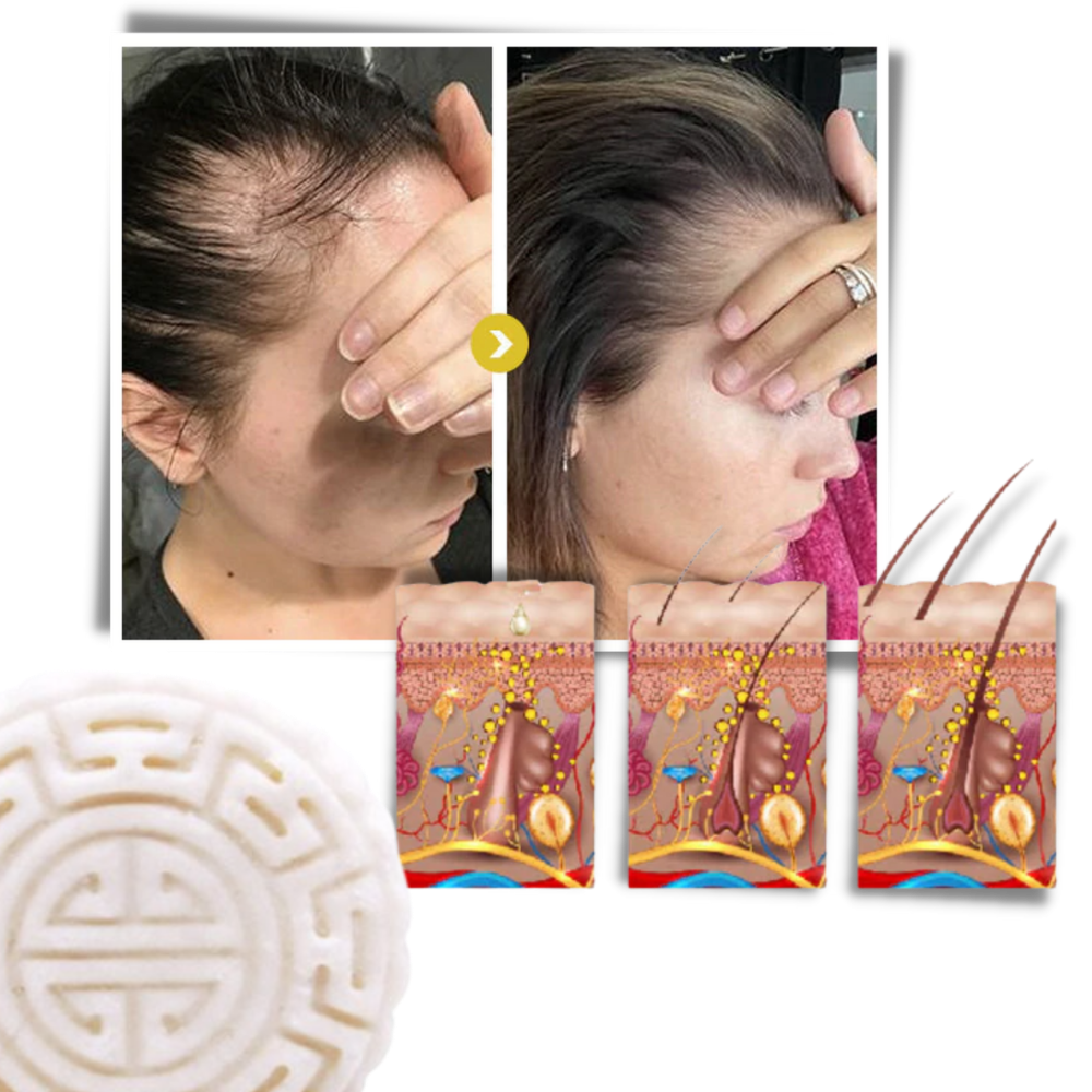 Barretta di shampoo e balsamo al riso solido - Ozerty