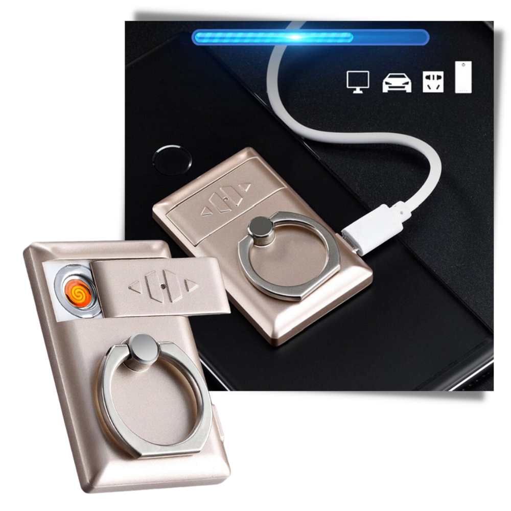 Anello del telefono con accendino - Ozerty