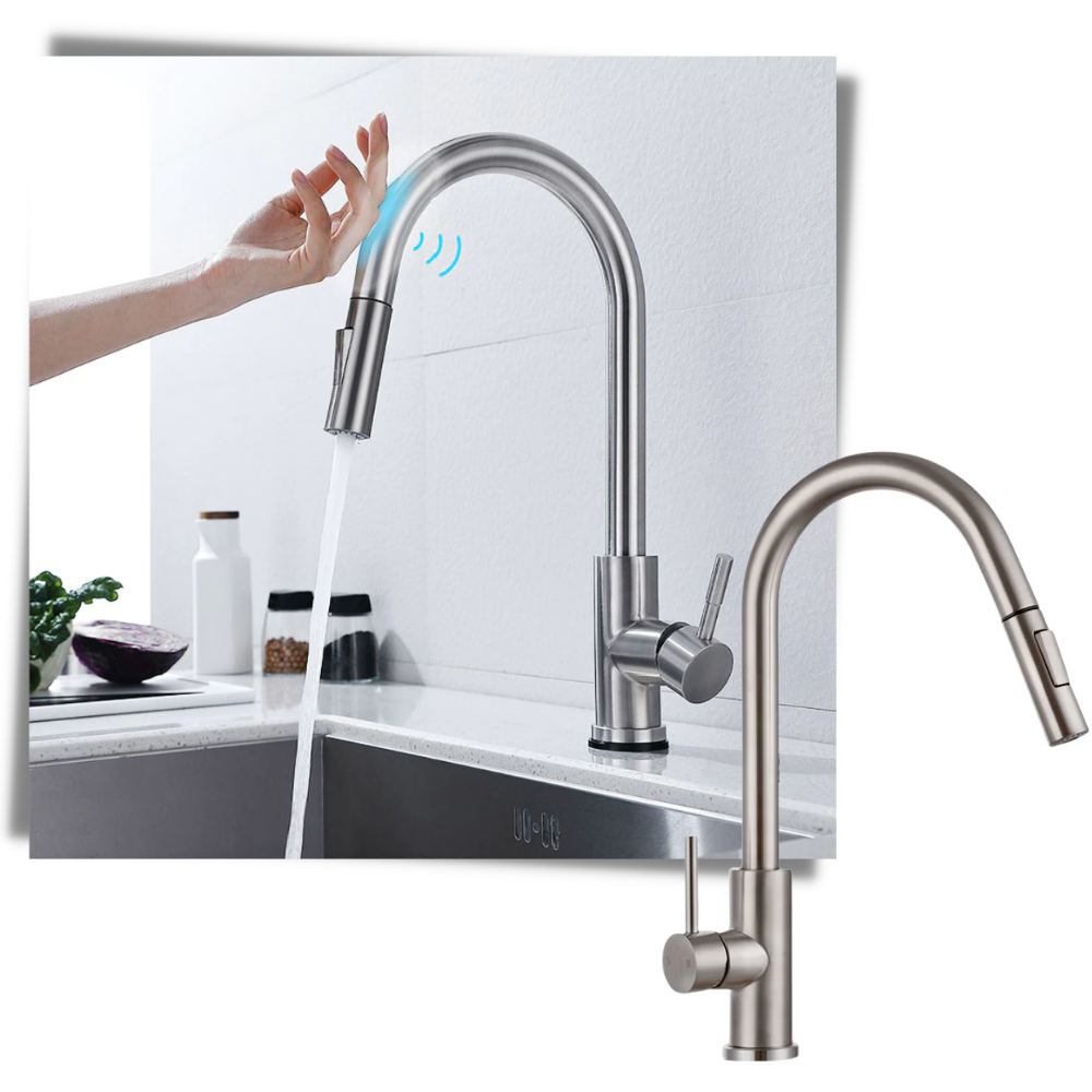 Rubinetto da cucina flessibile con sensore - Ozerty