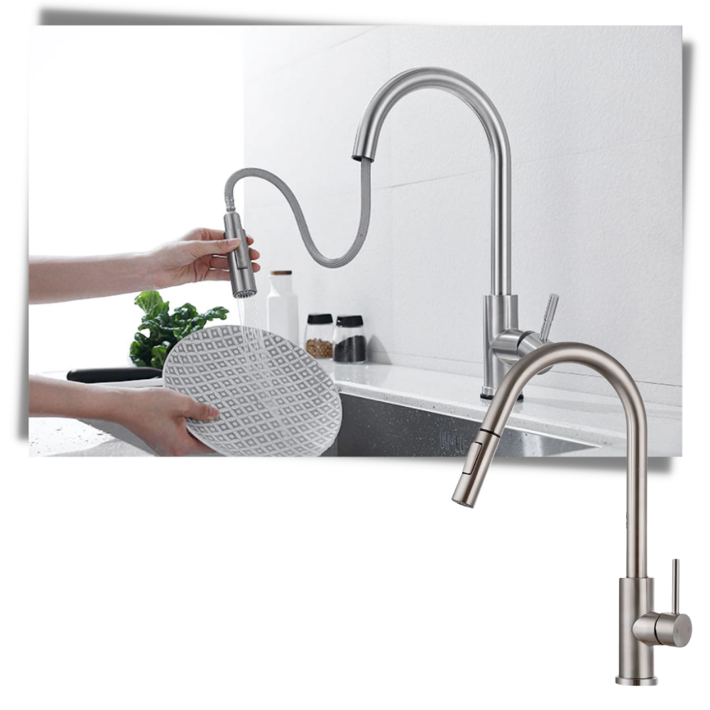 Rubinetto da cucina flessibile con sensore - Ozerty