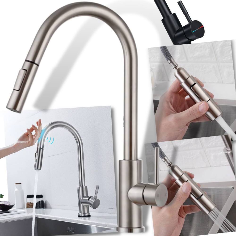 Rubinetto da cucina flessibile con sensore - Ozerty