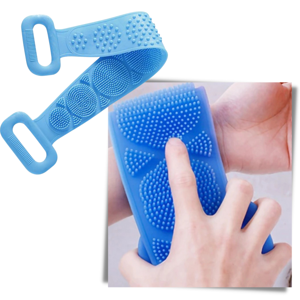 Scrubber corpo esfoliante in silicone elastico