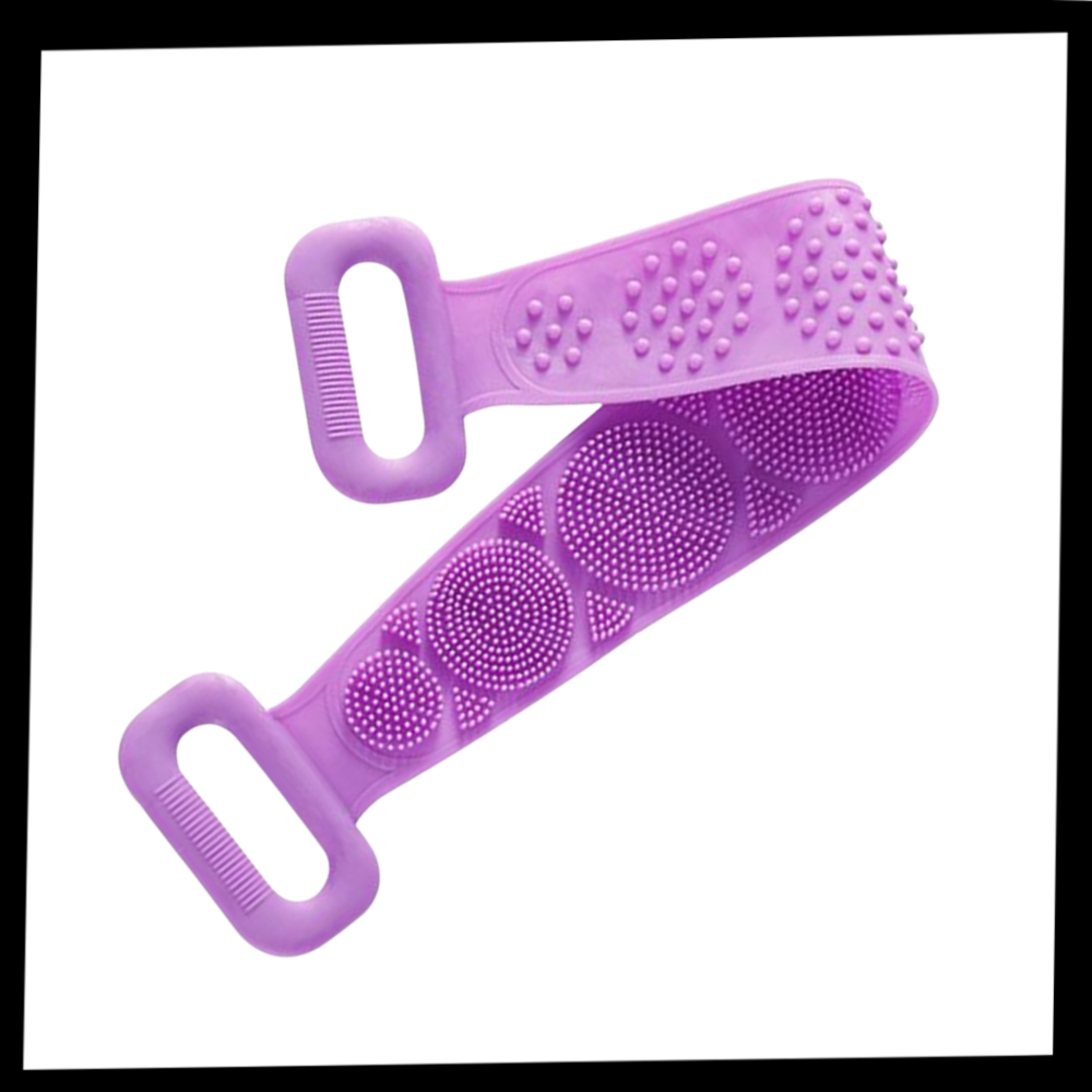 Scrubber corpo esfoliante in silicone elastico - Ozerty
