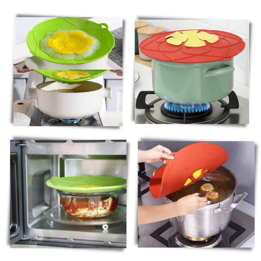 Coperchio in silicone per pentole e padelle - Ozerty