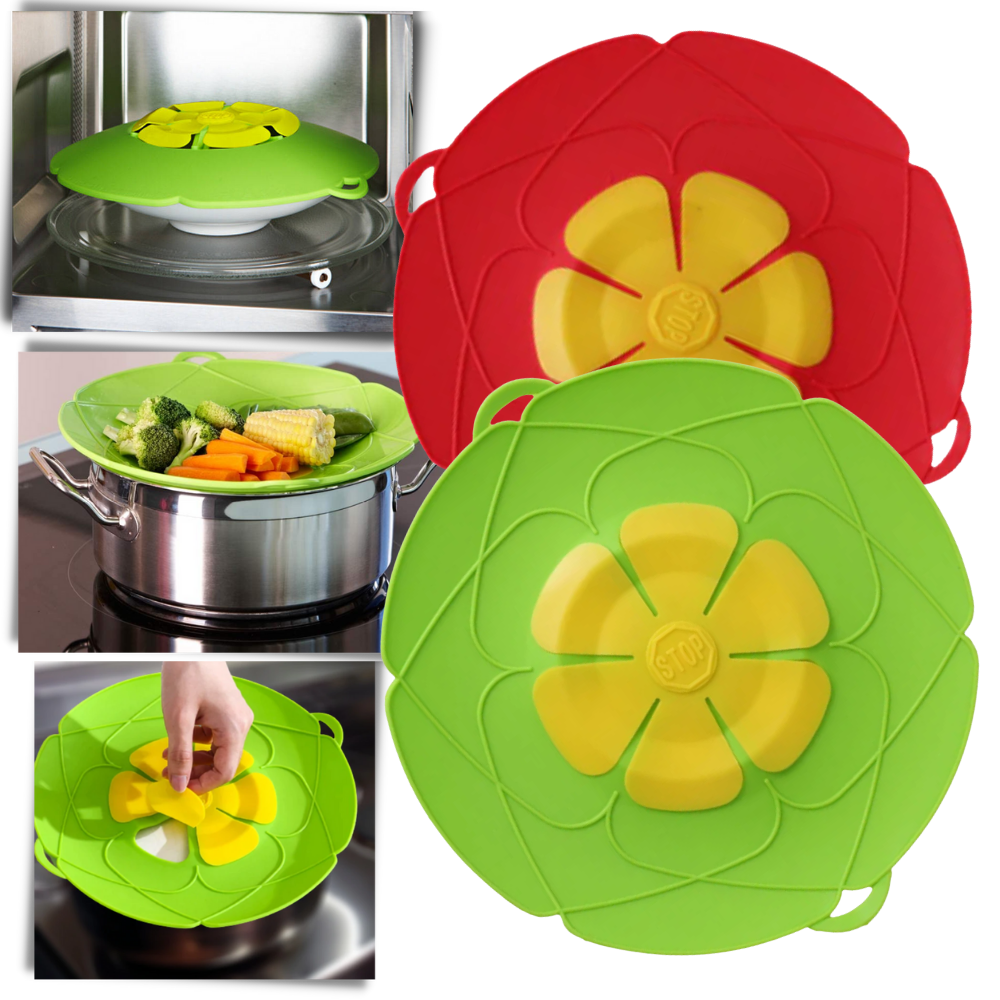 Coperchio in silicone per pentole e padelle - Ozerty