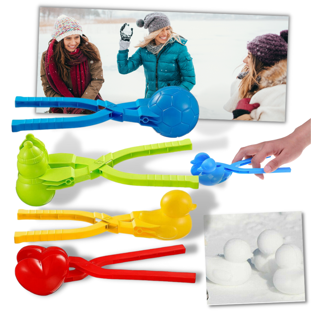 4 pezzi per la produzione di palle di neve  - Ozerty