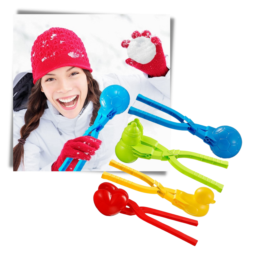 4 pezzi per la produzione di palle di neve  - Ozerty