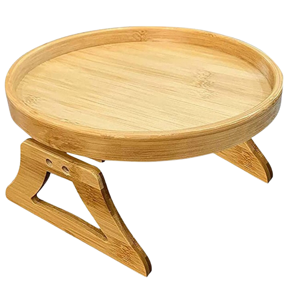 Tavolo pieghevole con braccioli in legno - Ozerty