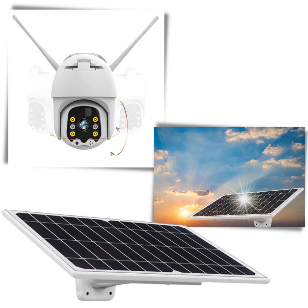 Telecamera esterna a energia solare - Ozerty