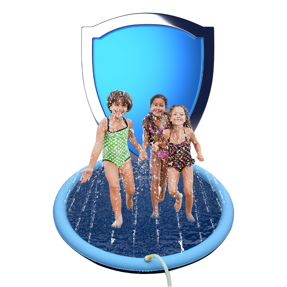 Piscina a spruzzo d'acqua per animali e bambini - Ozerty