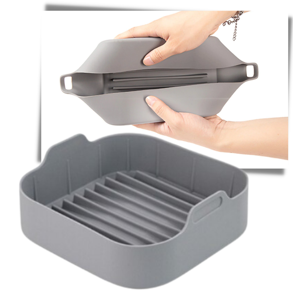 Teglia quadrata ecologica in silicone - Ozerty